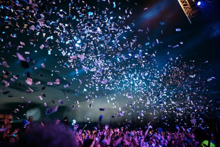Celebration event with confetti - event highlight video editing demo